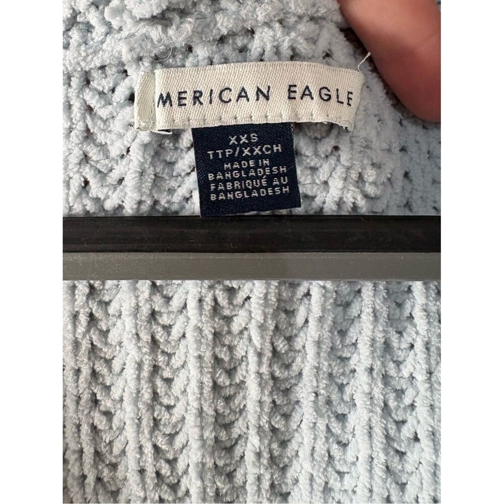 American Eagle Chenille Open-Front Cardigan size XXS - Picture 4 of 5
